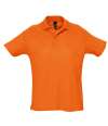 11342 Summer II Cotton Piqué Polo Shirt Orange colour image